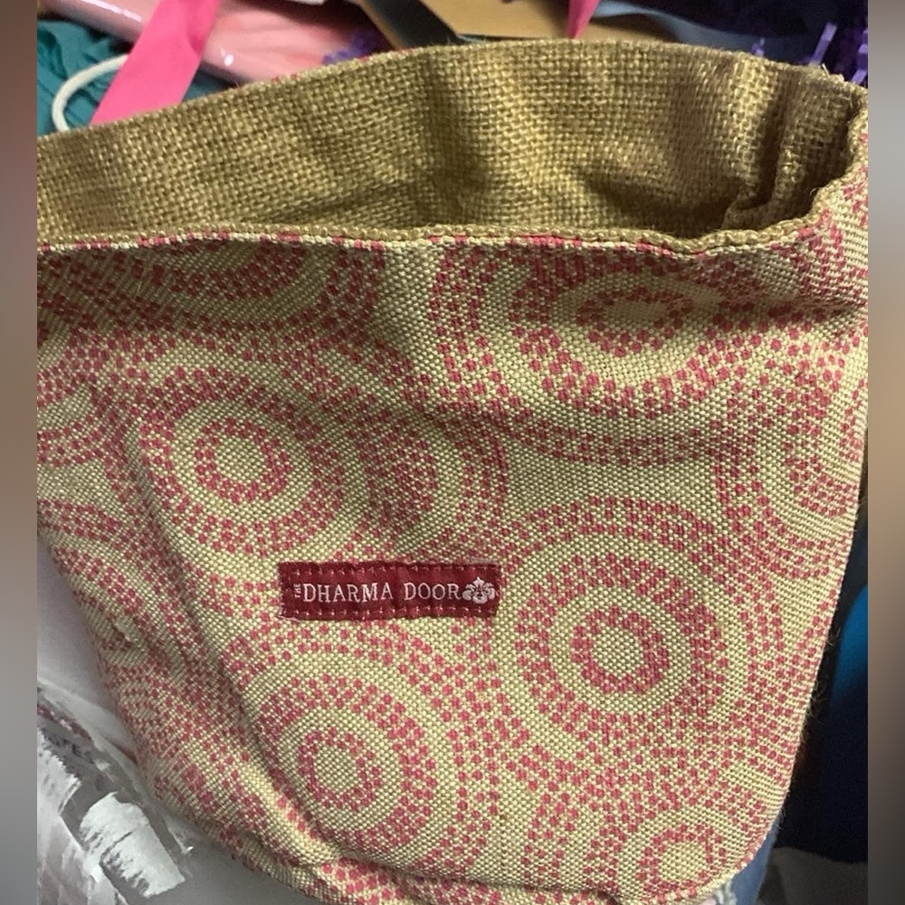 Dharma Door Burlap Bucket